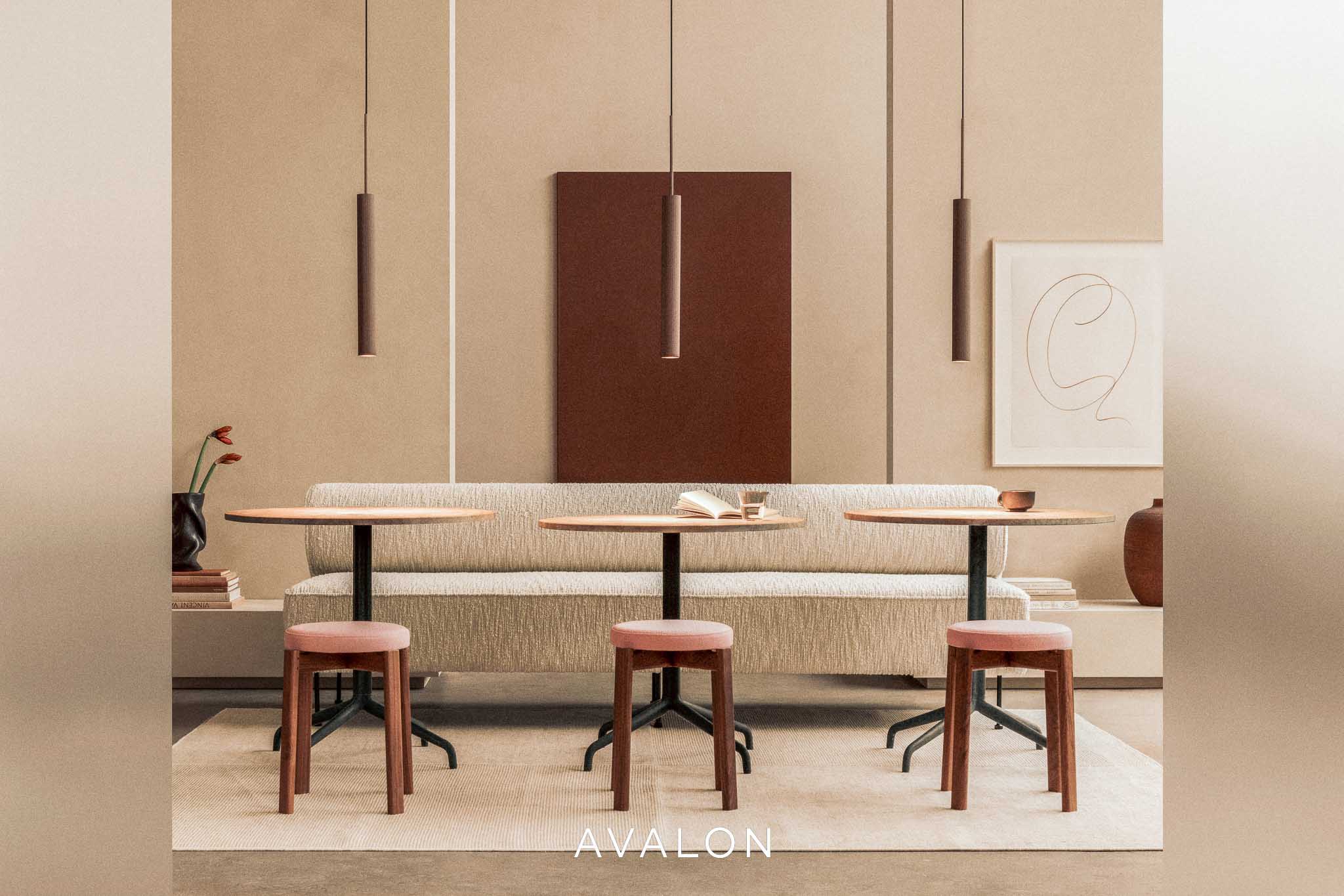 Dining room sofa Audo Eave dining sofa