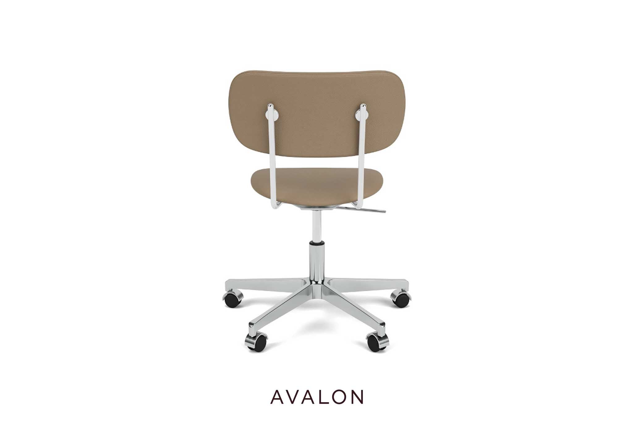 Dining room chair Audo Co Task chair | Fully upholstered, aluminum base