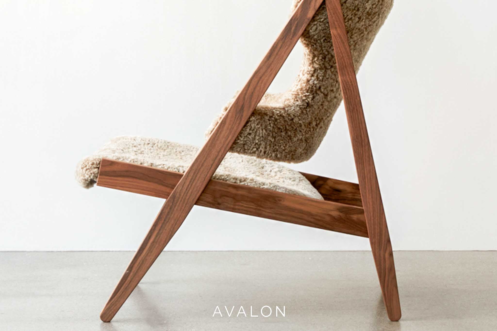 Lounge chair Audo Knitting lounge chair I sheepskin