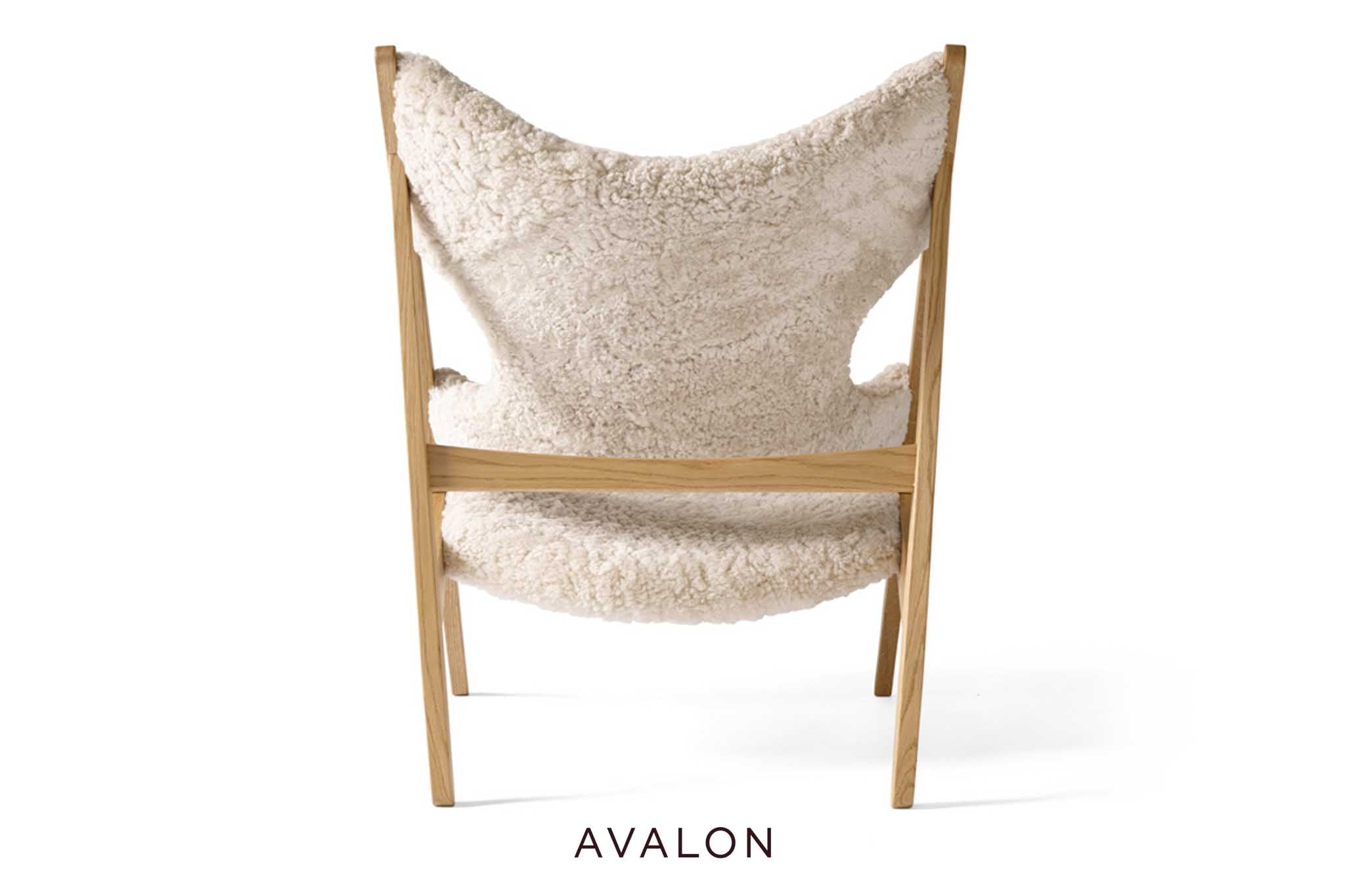 Lounge chair Audo Knitting lounge chair I sheepskin