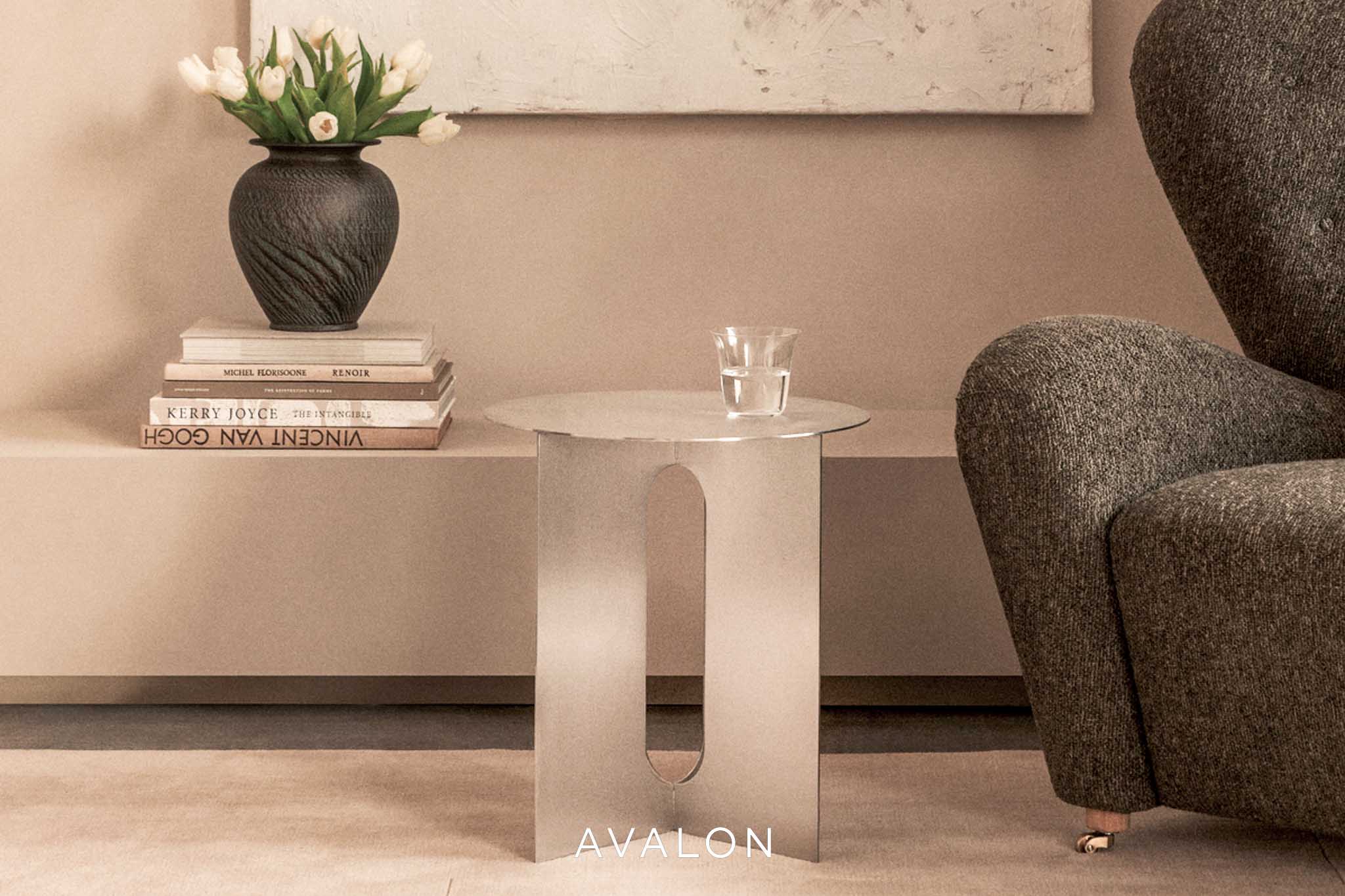 Coffee table Audo Androgyne Ø40