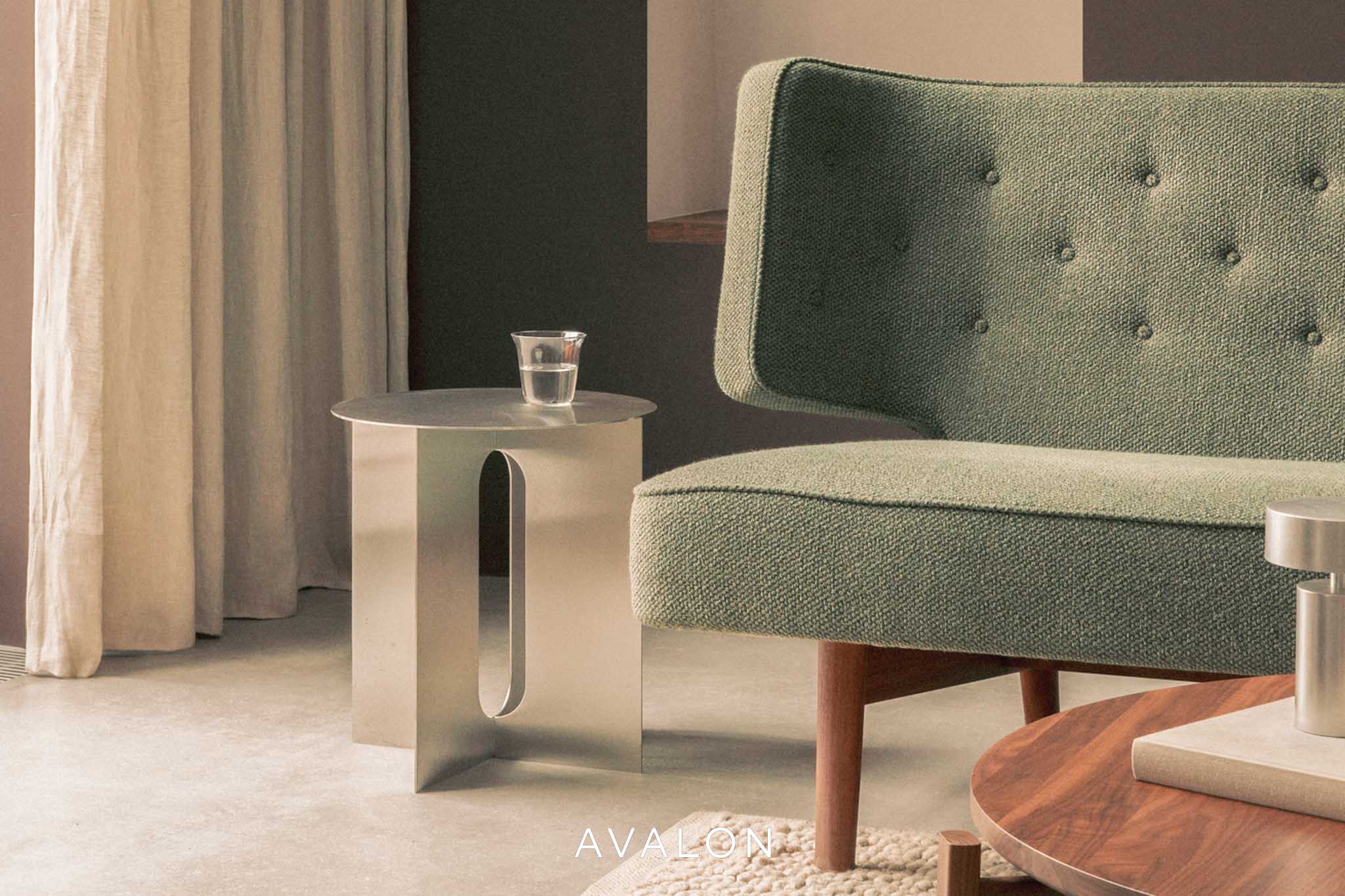 Coffee table Audo Androgyne Ø40