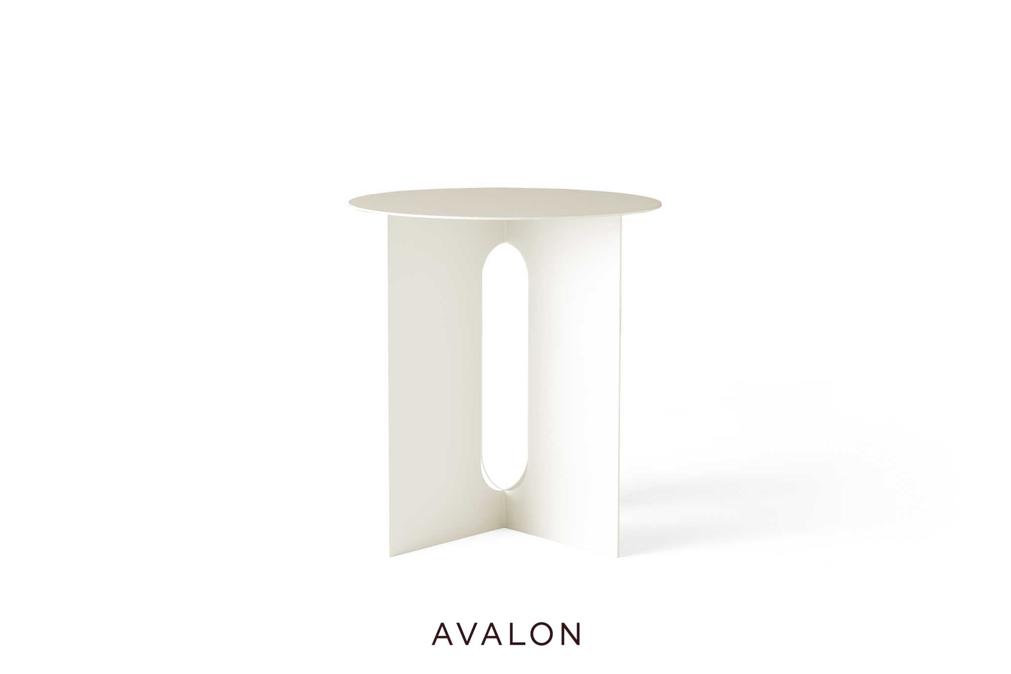 Coffee table Audo Androgyne Ø40