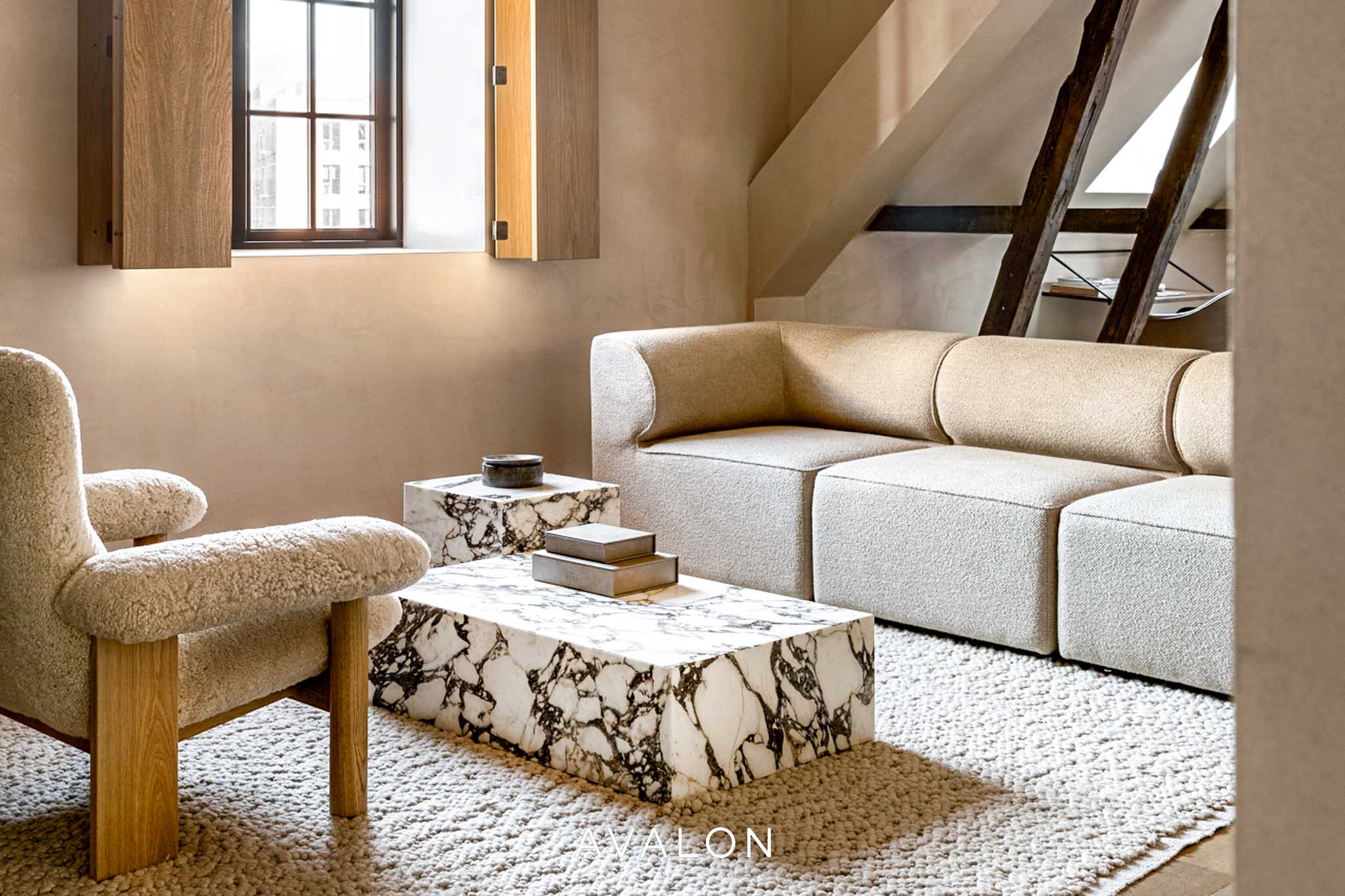 Coffee table Audo Plinth Low