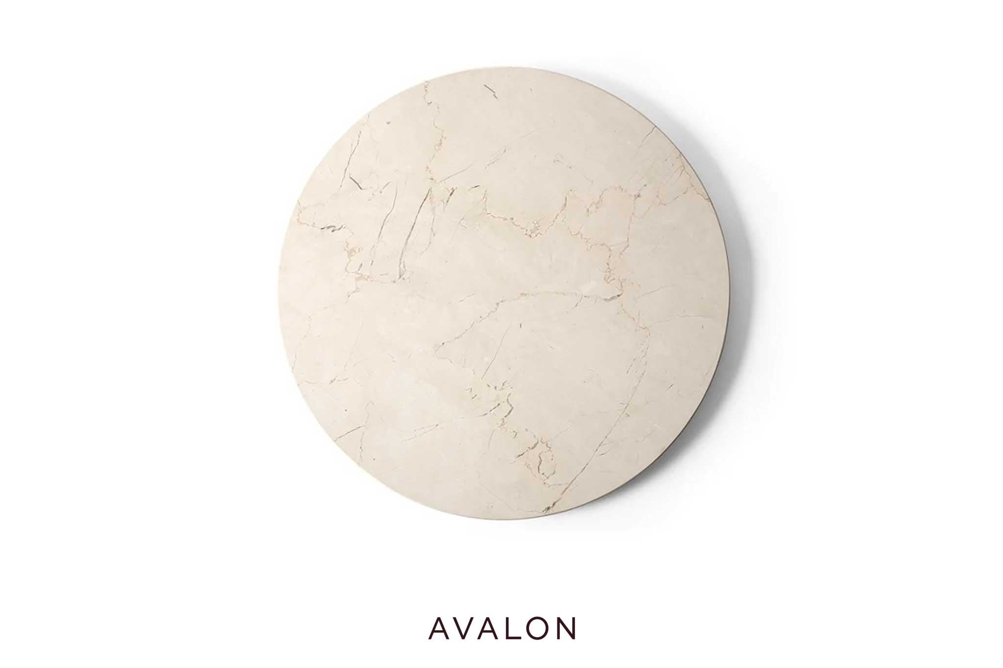 Coffee table top Audo Androgyne Ø42