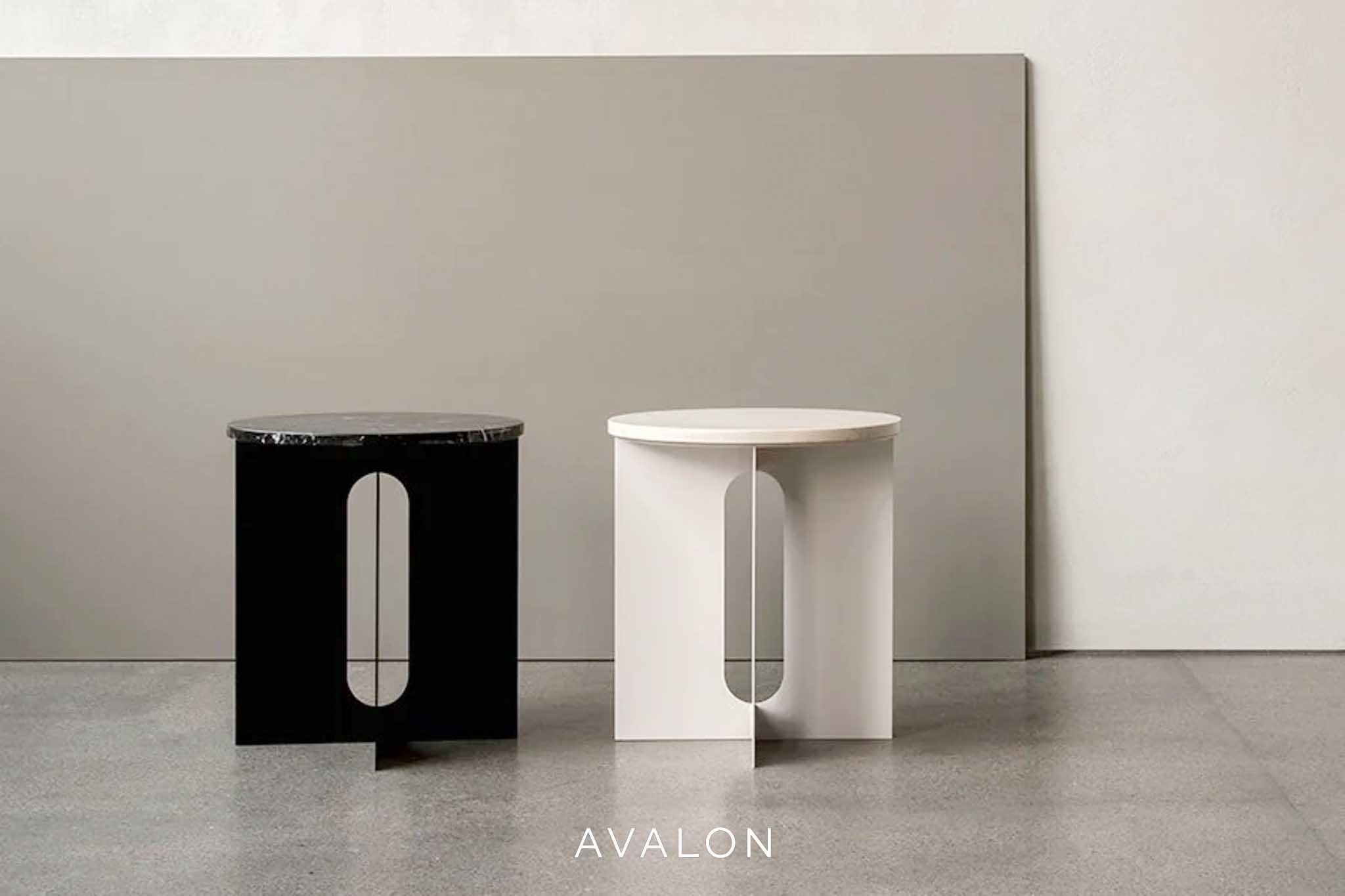 Coffee table top Audo Androgyne Ø42