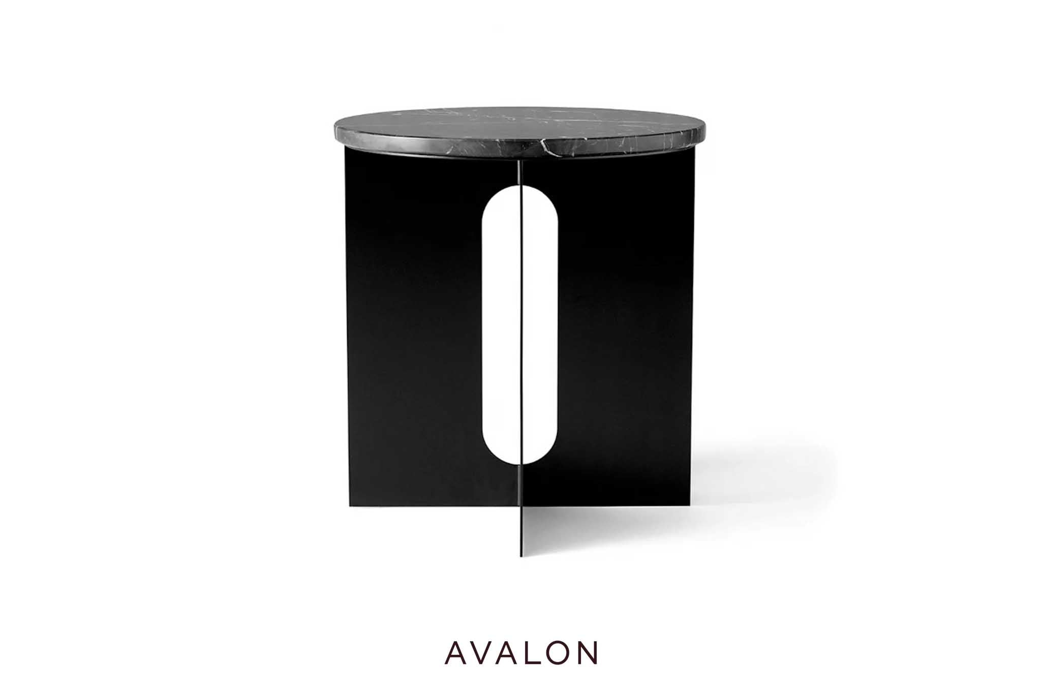 Coffee table top Audo Androgyne Ø42