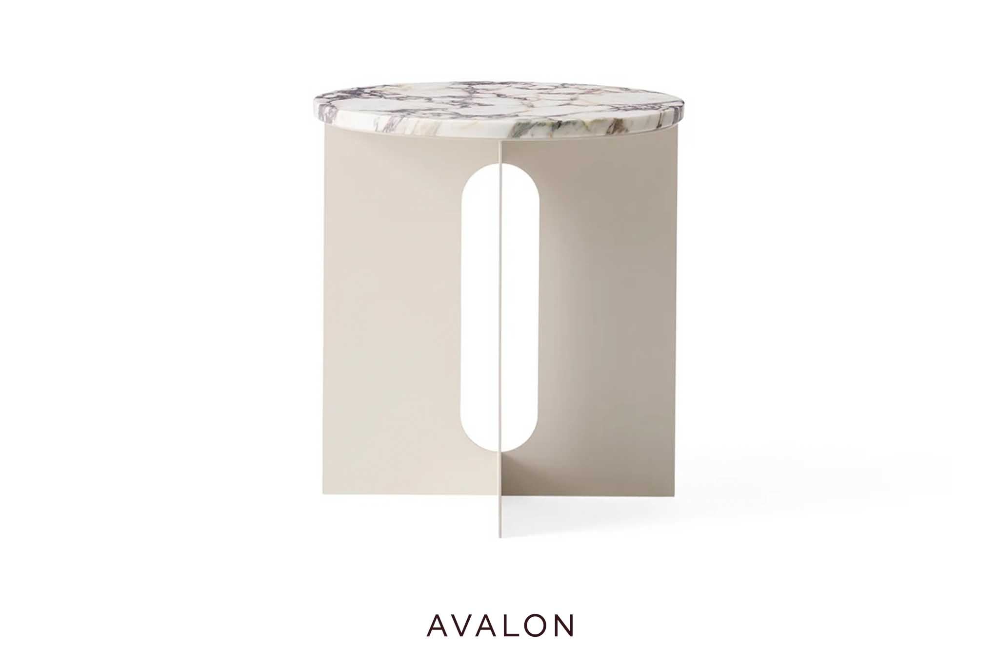 Coffee table top Audo Androgyne Ø42
