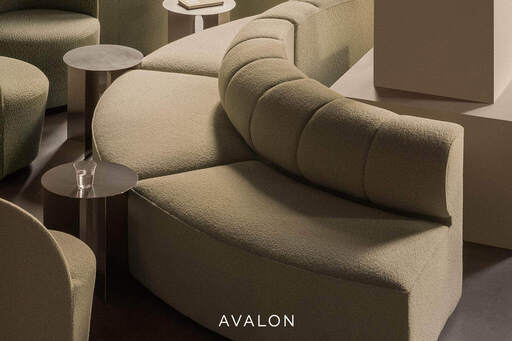 Sofa Audo Eave modular sofa 86 | convex open section