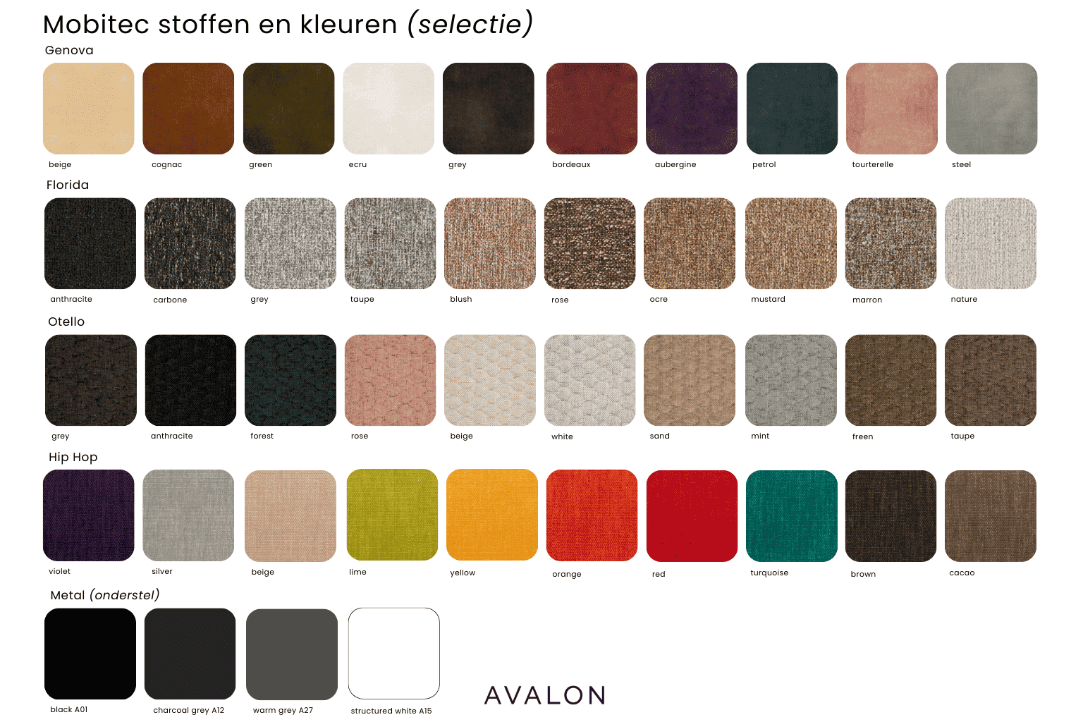 Eetkamerstoel Mobitec Mood#91 | Houten frame met draaivoet