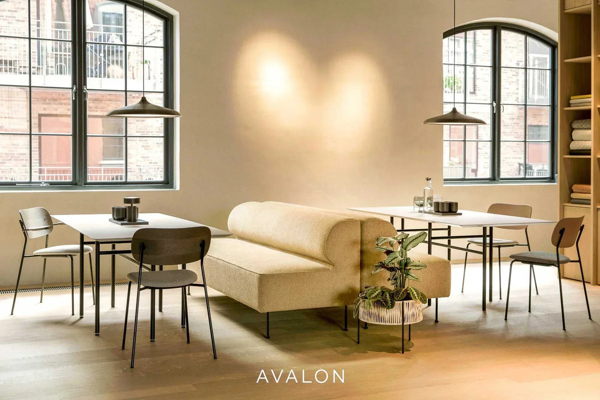 Eetkamerbank Eave van Audo: design en comfort aan de eettafel