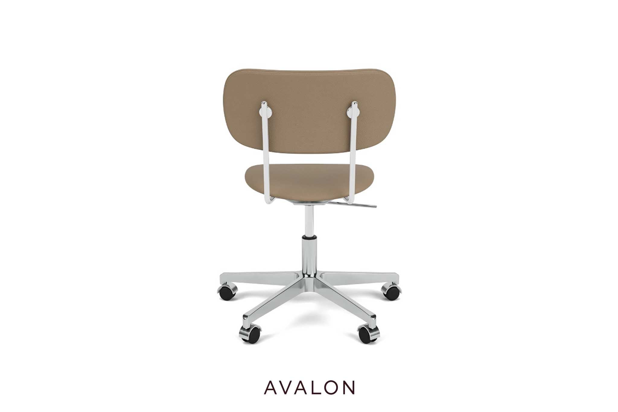 Eetkamerstoel Audo Co Task chair | Fully upholstered, aluminium base