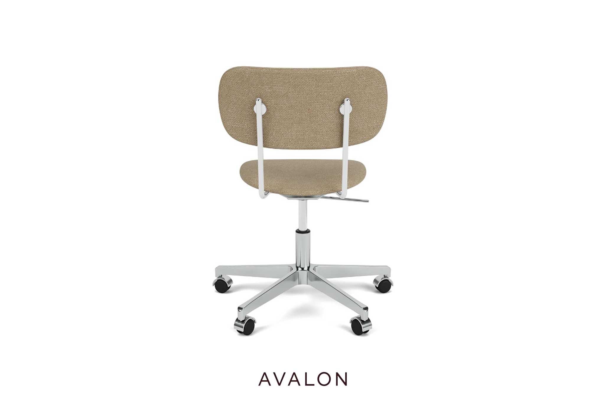 Eetkamerstoel Audo Co Task chair | Fully upholstered, aluminium base