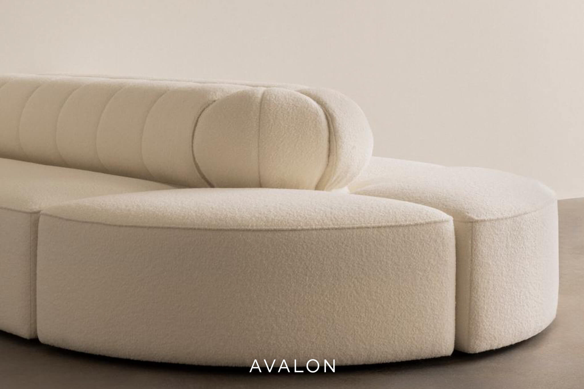 Sofa Audo Eave modular sofa 86 | convex open section